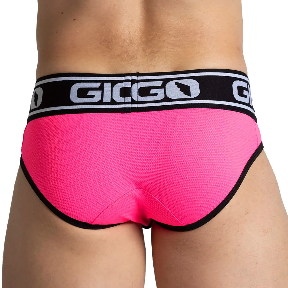 AUDACY FUCHSIA BRIEF - Men's fuchsia underwear with cup that allows for enhancement