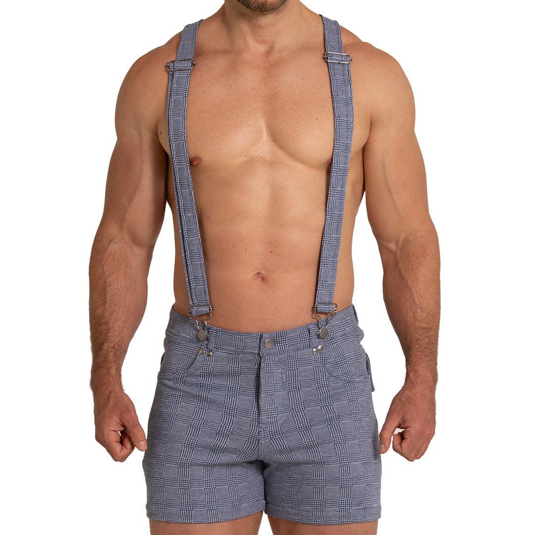 Gigo Aventurer Blue Square Short - DealByEthan.gay loves Gigo Underwear