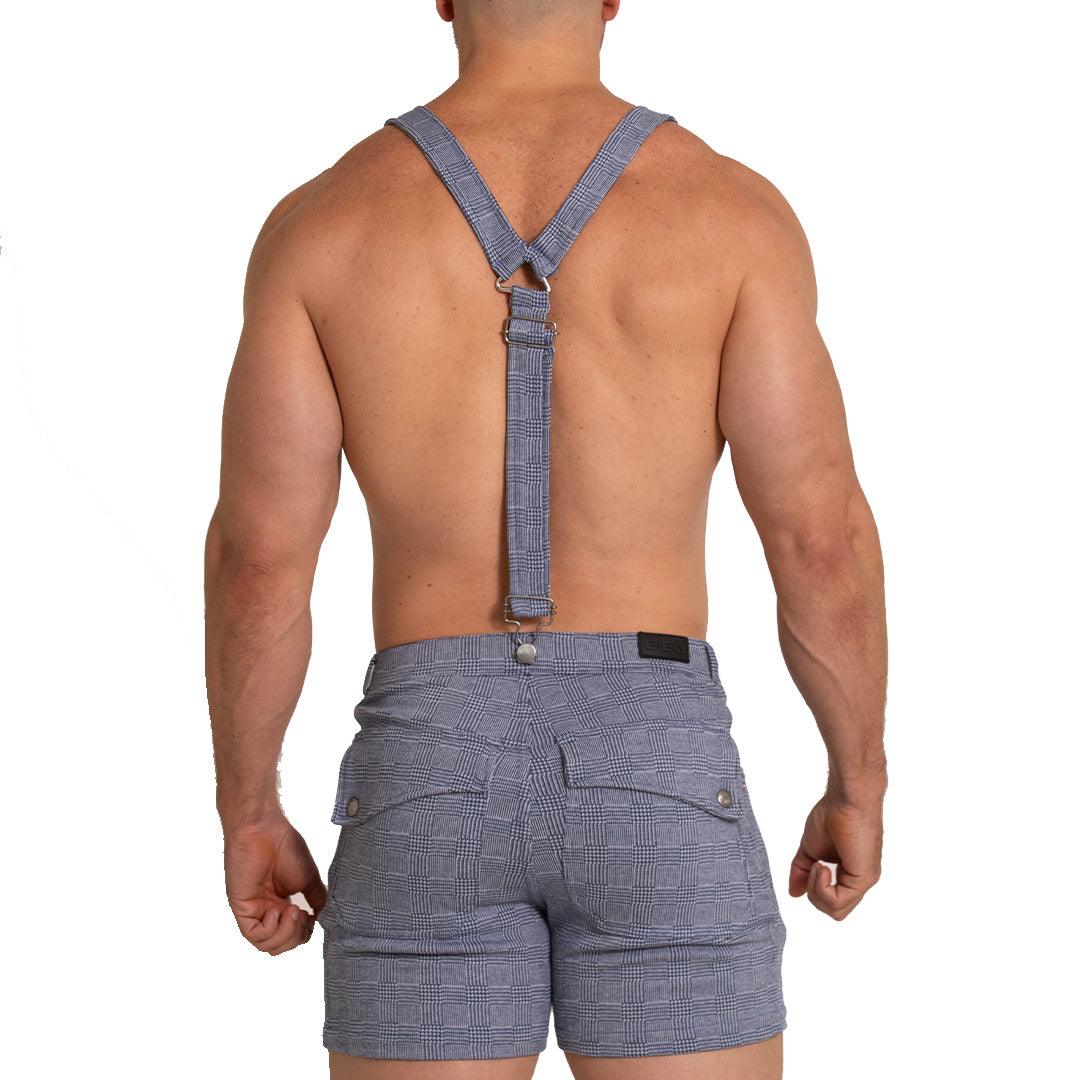 Gigo Aventurer Blue Square Short - DealByEthan.gay loves Gigo Underwear