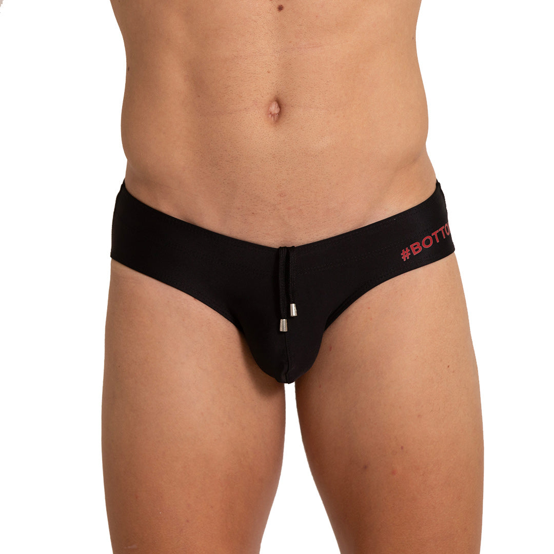 BOTTOM BLACK SWIM BRIEF - Black sexy swimsuit for men