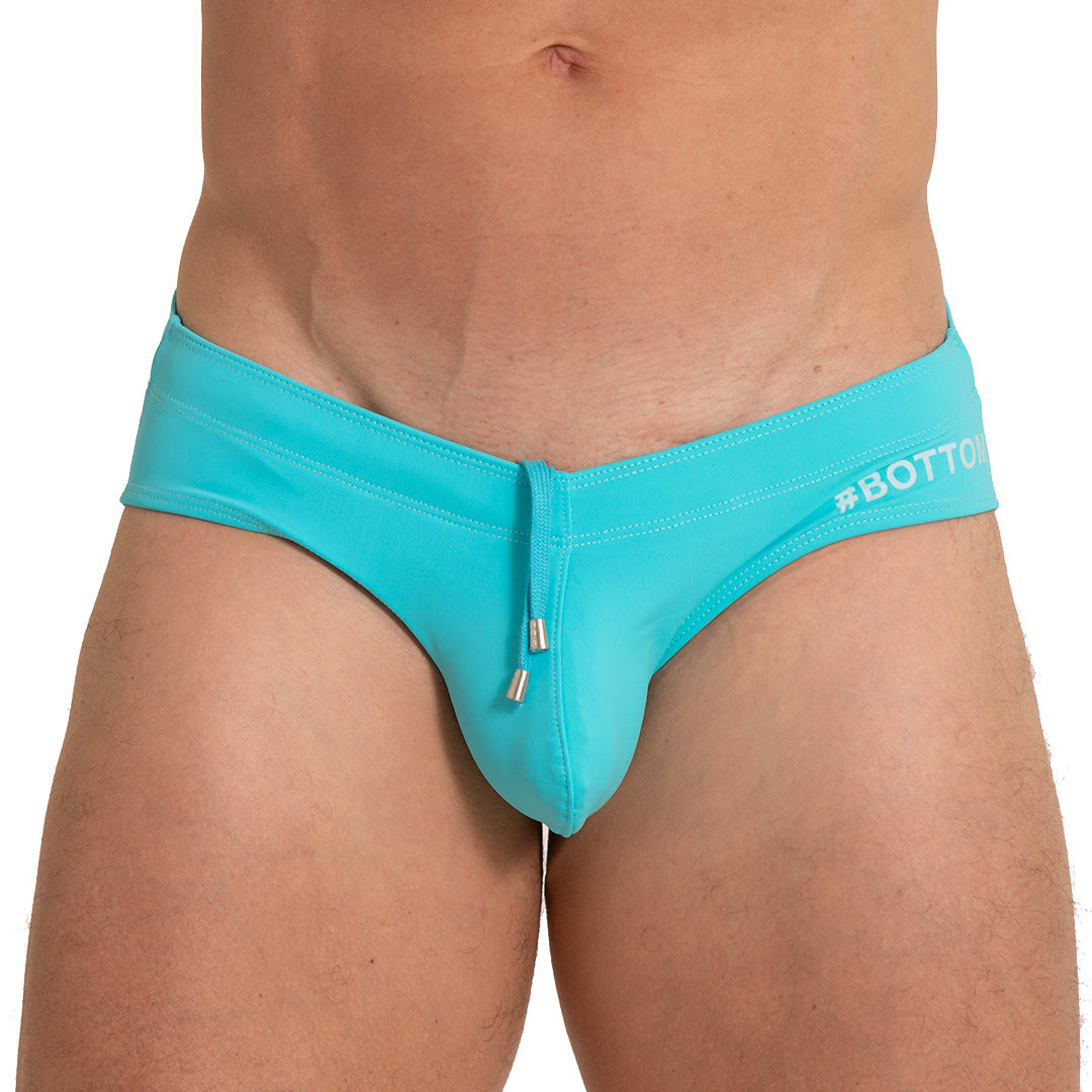 BOTTOM BLUE SWIM BRIEF - Blue sexy swimsuit for men