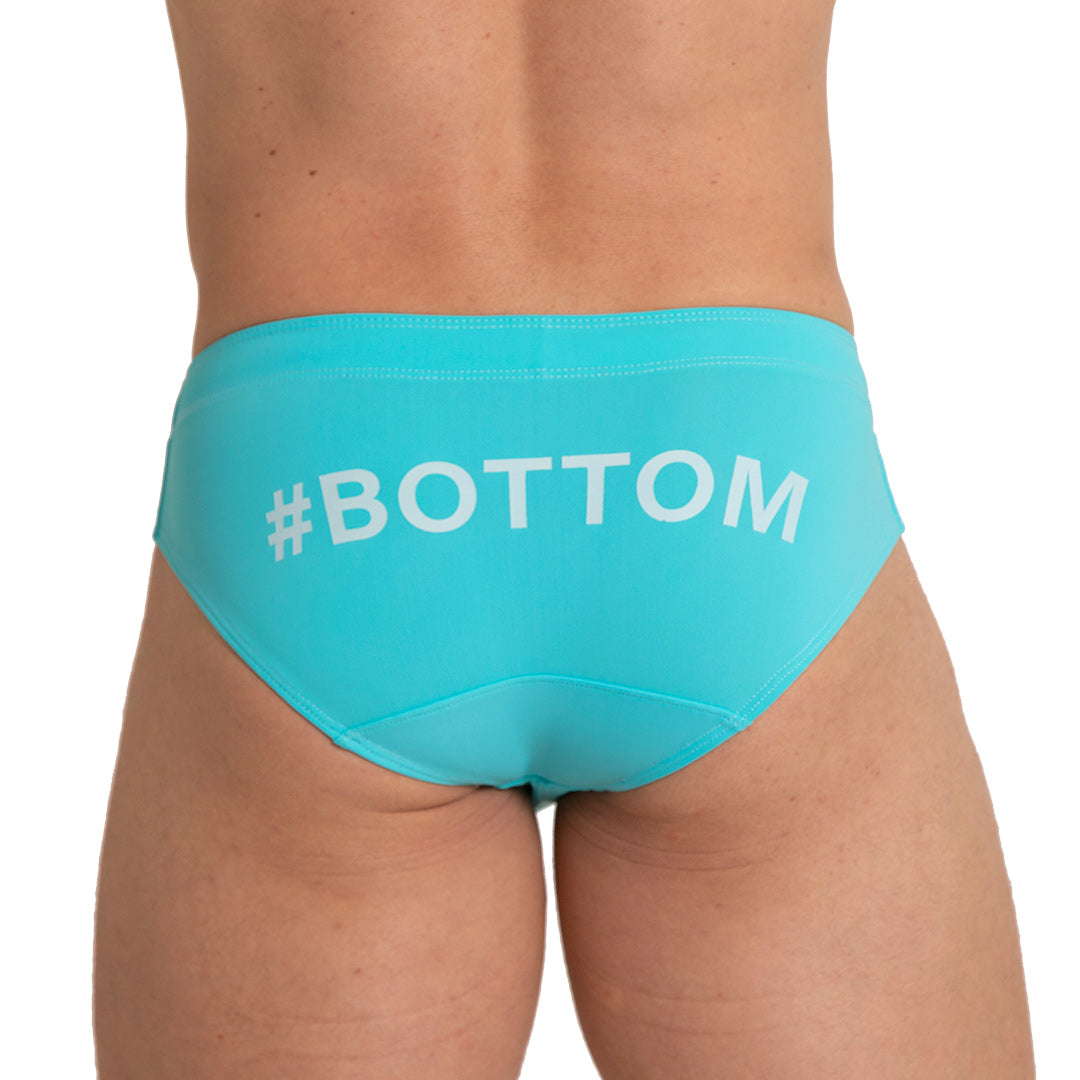 BOTTOM BLUE SWIM BRIEF - Blue sexy swimsuit for men