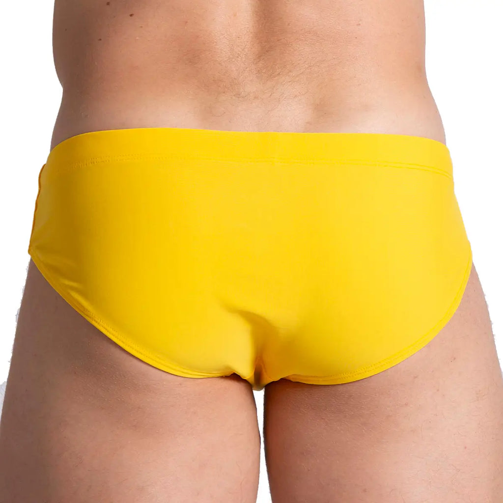 BRAZILIAN YELLOW SWIM BRIEF - Yellow men's swim thong