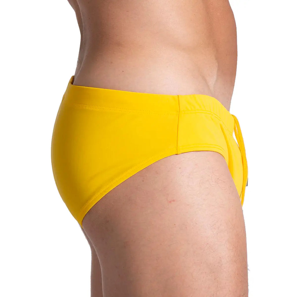 BRAZILIAN YELLOW SWIM BRIEF - Yellow men's swim thong