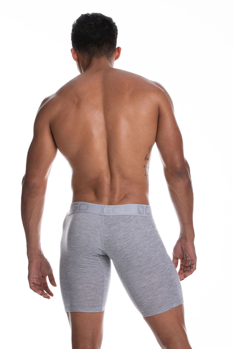 Gigo CAUTIOUS GREY Long Boxer Underwear G04234 Size L - DealByEthan.gay loves Gigo Underwear