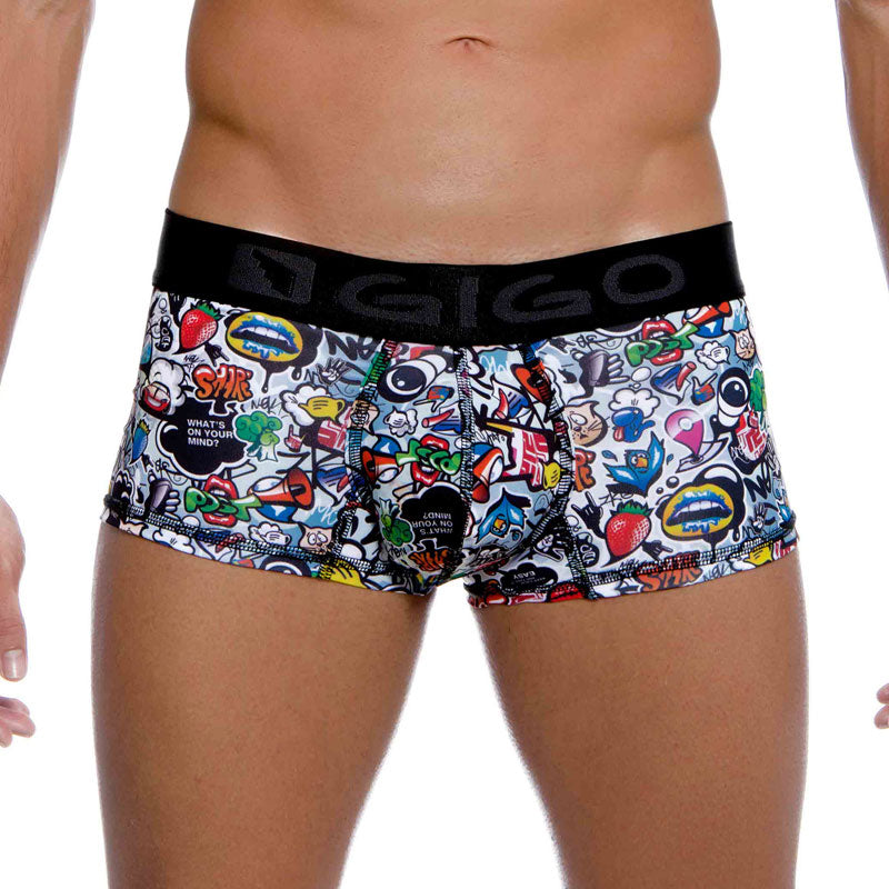 Gigo CRAZY Short Boxer Underwear G02003-CRAZY Size M - DealByEthan.gay loves Gigo Underwear