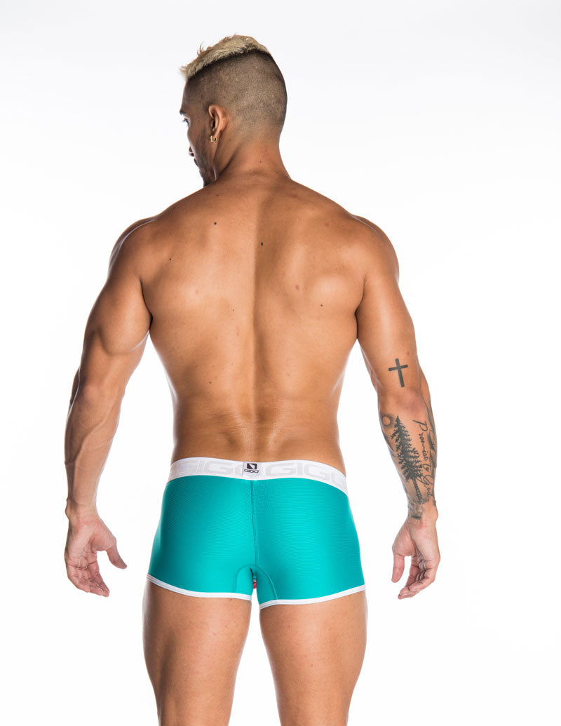 Gigo CUSTOK BLUE Short Boxer Underwear G02136 Size L - DealByEthan.gay loves Gigo Underwear