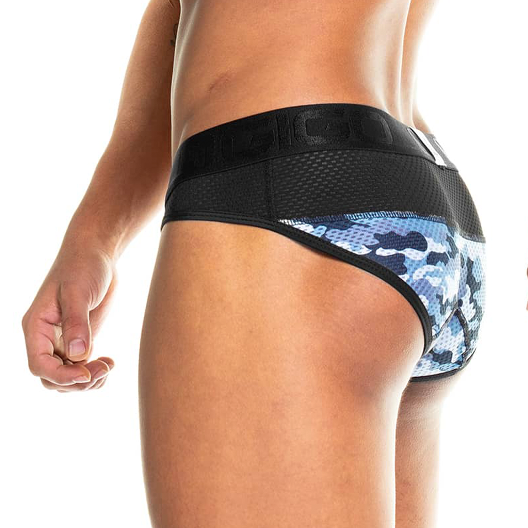 CAMO BLACK BRIEF - Men's camouflage brief