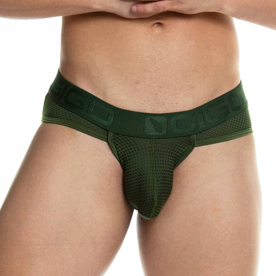 CAMO GREEN BRIEF - Men's camouflage brief
