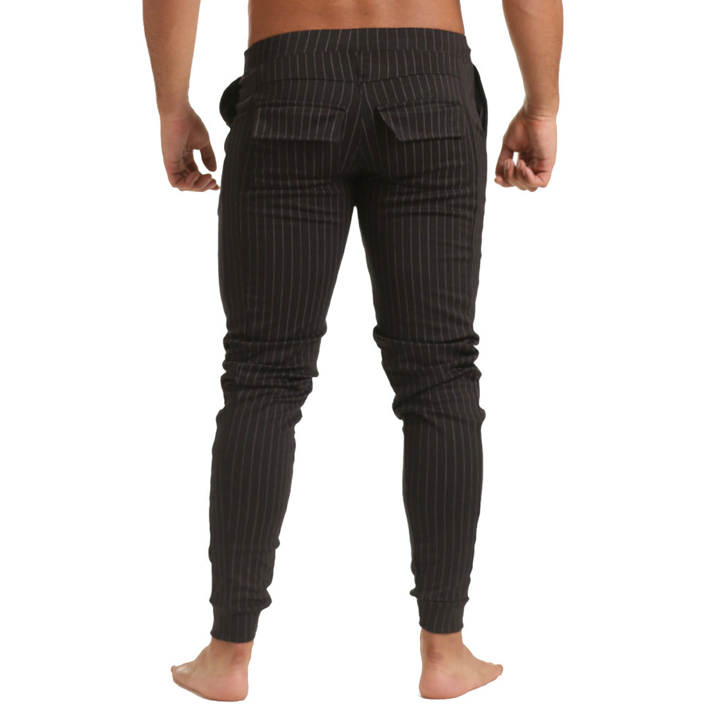 CASUAL BLACK SPORTPANTS - Men's black sport pants