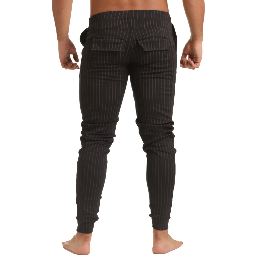 CASUAL BLACK SPORTPANTS - Men's black sport pants