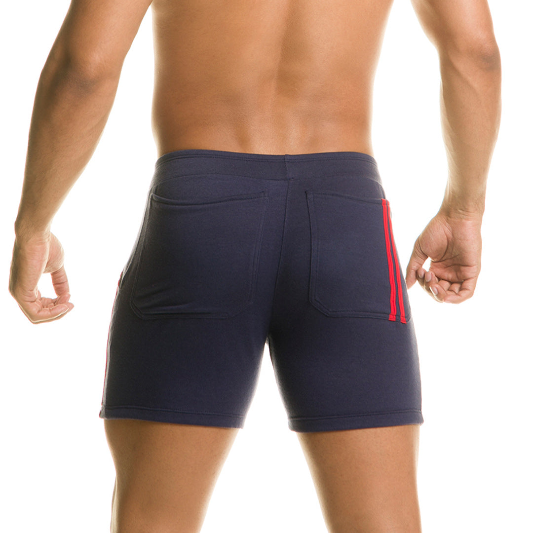CHARI BLUE SHORT - Men's blue sport shorts