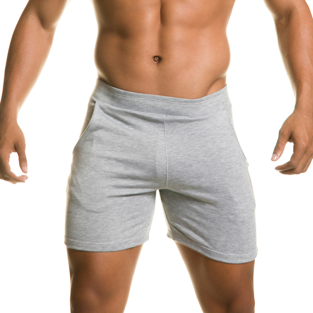CHARI GRAY SHORT - Men's jasper gray sport shorts