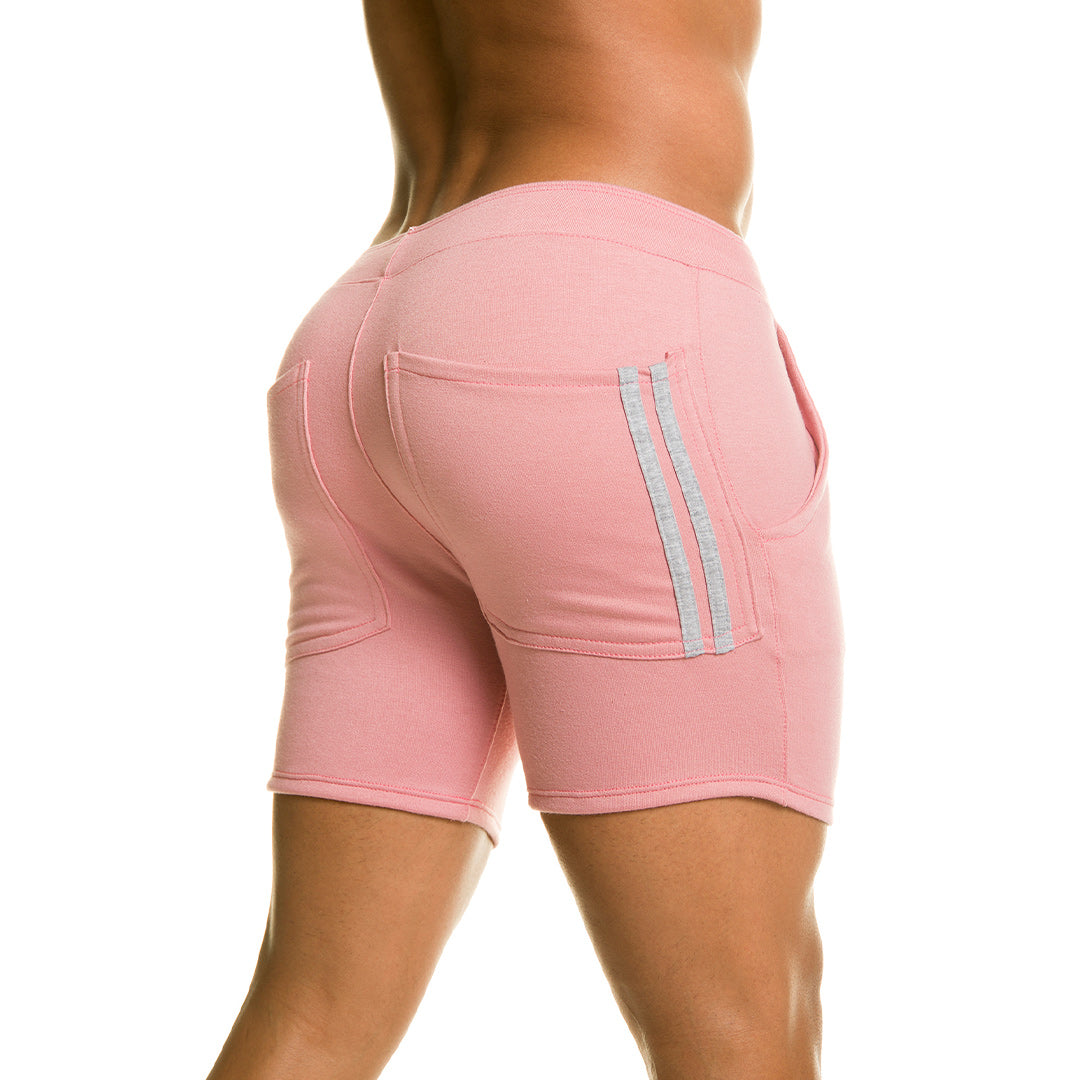 CHARI PINK SHORT - Men's pink sport shorts