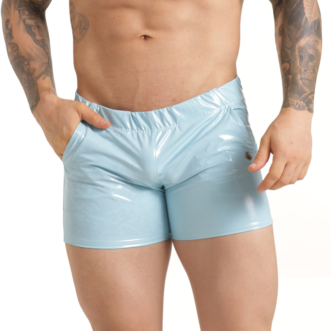 CHAROL BLUE HOTSHORT - Men's blue shorts