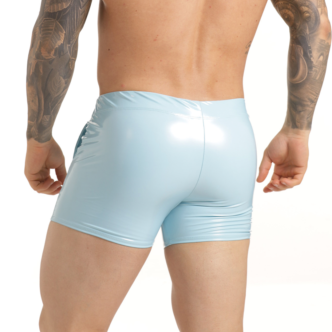 CHAROL BLUE HOTSHORT - Men's blue shorts