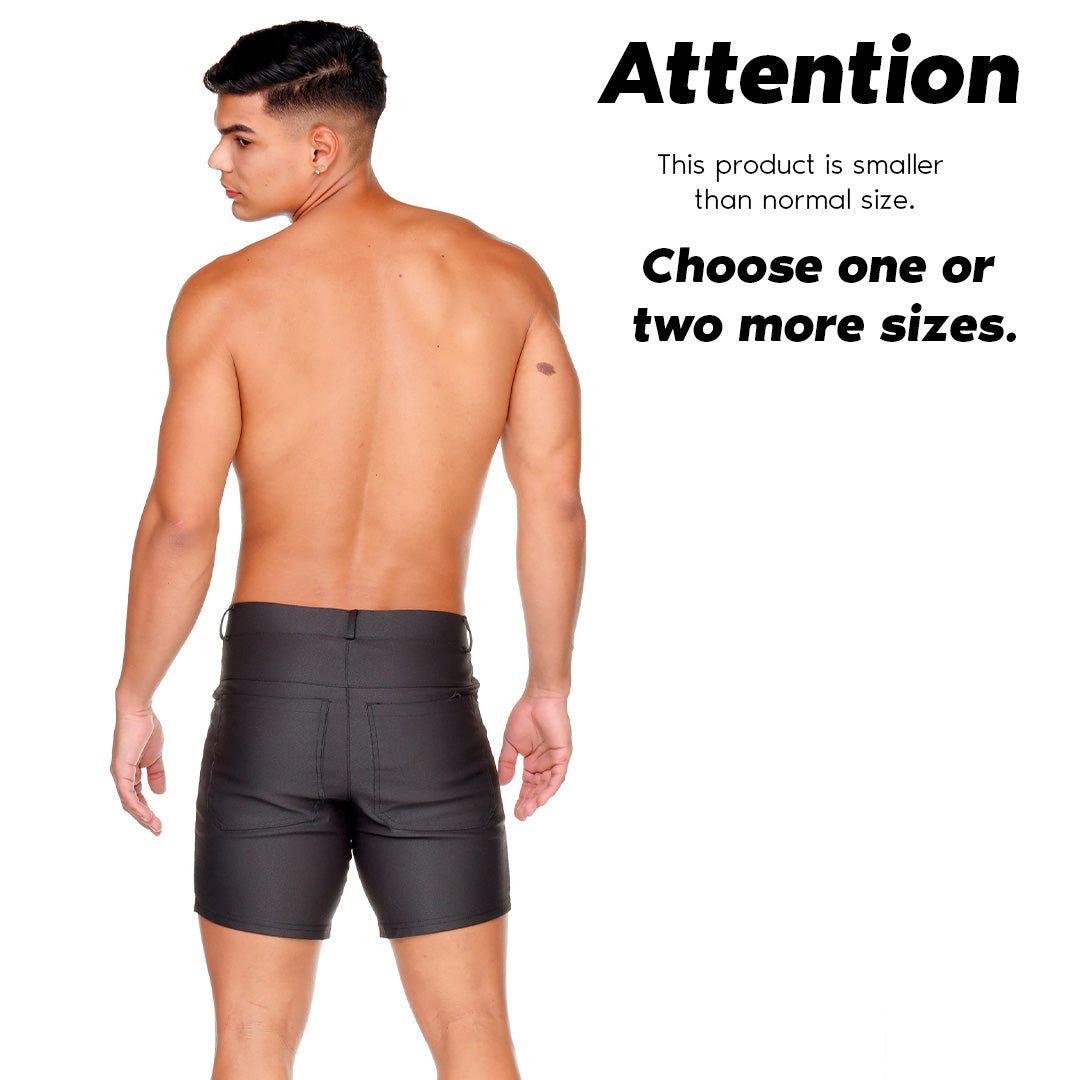 CLASSIC FOREVER BLACK SHORT - Men's black shorts