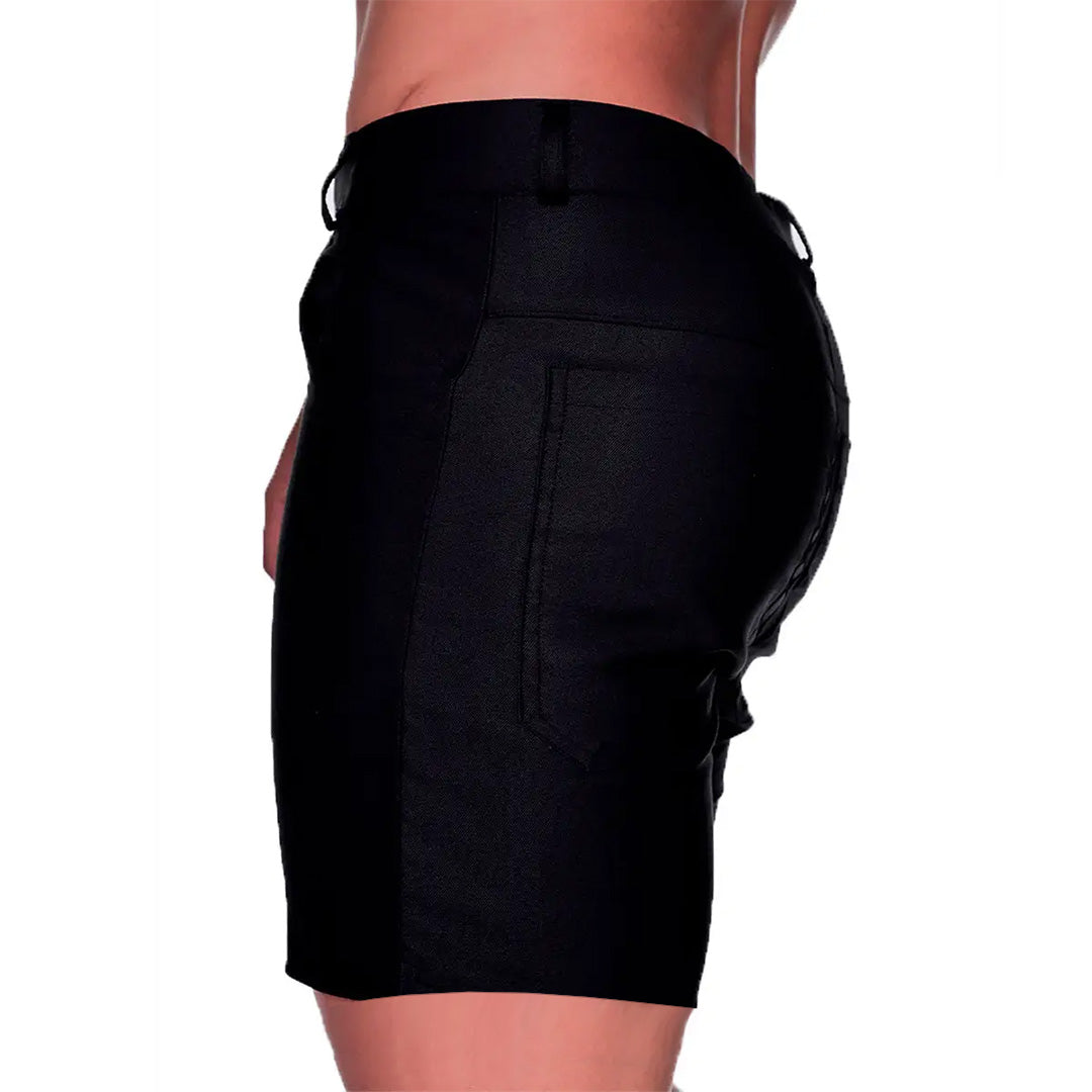 CLASSIC FOREVER BLACK SHORT - Men's black shorts