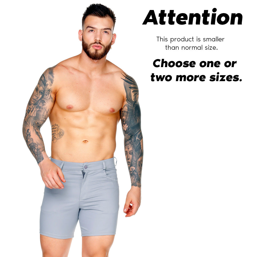 CLASSIC FOREVER GRAY SHORT - Men's gray shorts