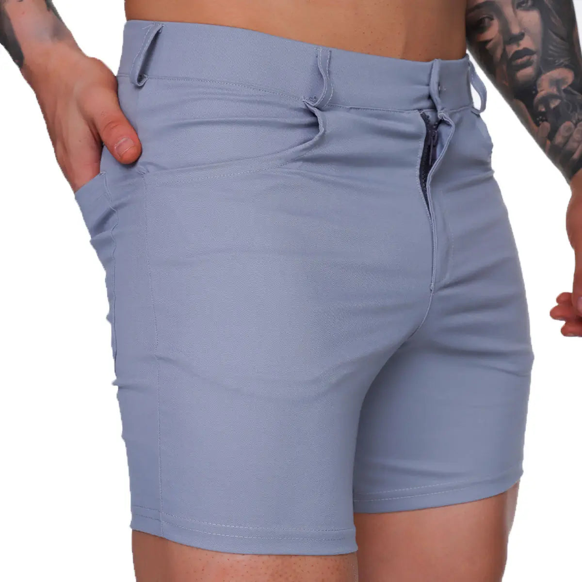 CLASSIC FOREVER GRAY SHORT - Men's gray shorts