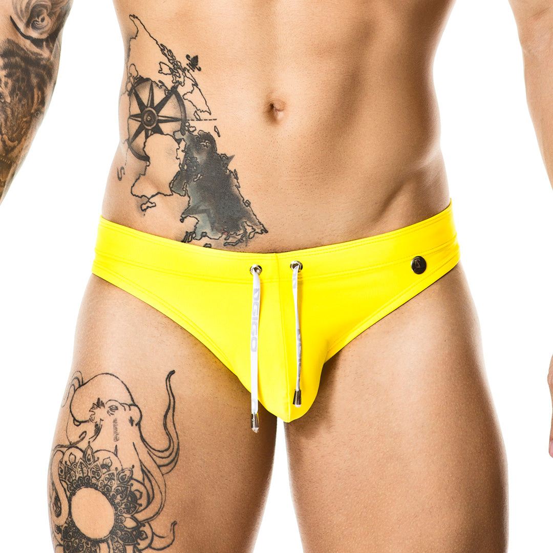CLASSIC YELLOW SWIM BRIEF - Yellow men's swim thong