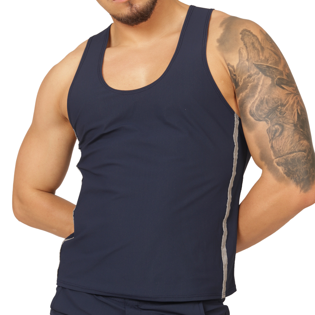 Gigo Club Blue Tank - DealByEthan.gay loves Gigo Underwear