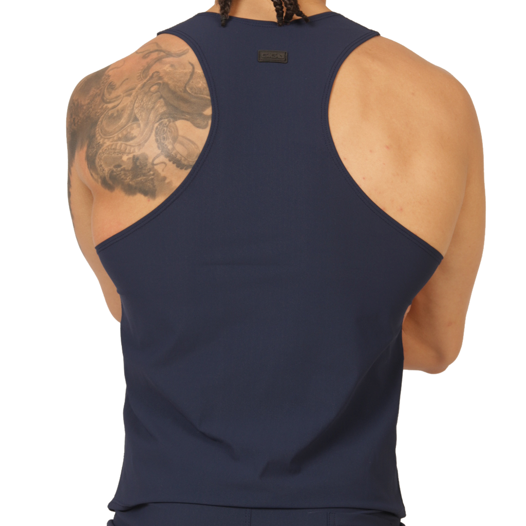 Gigo Club Blue Tank - DealByEthan.gay loves Gigo Underwear