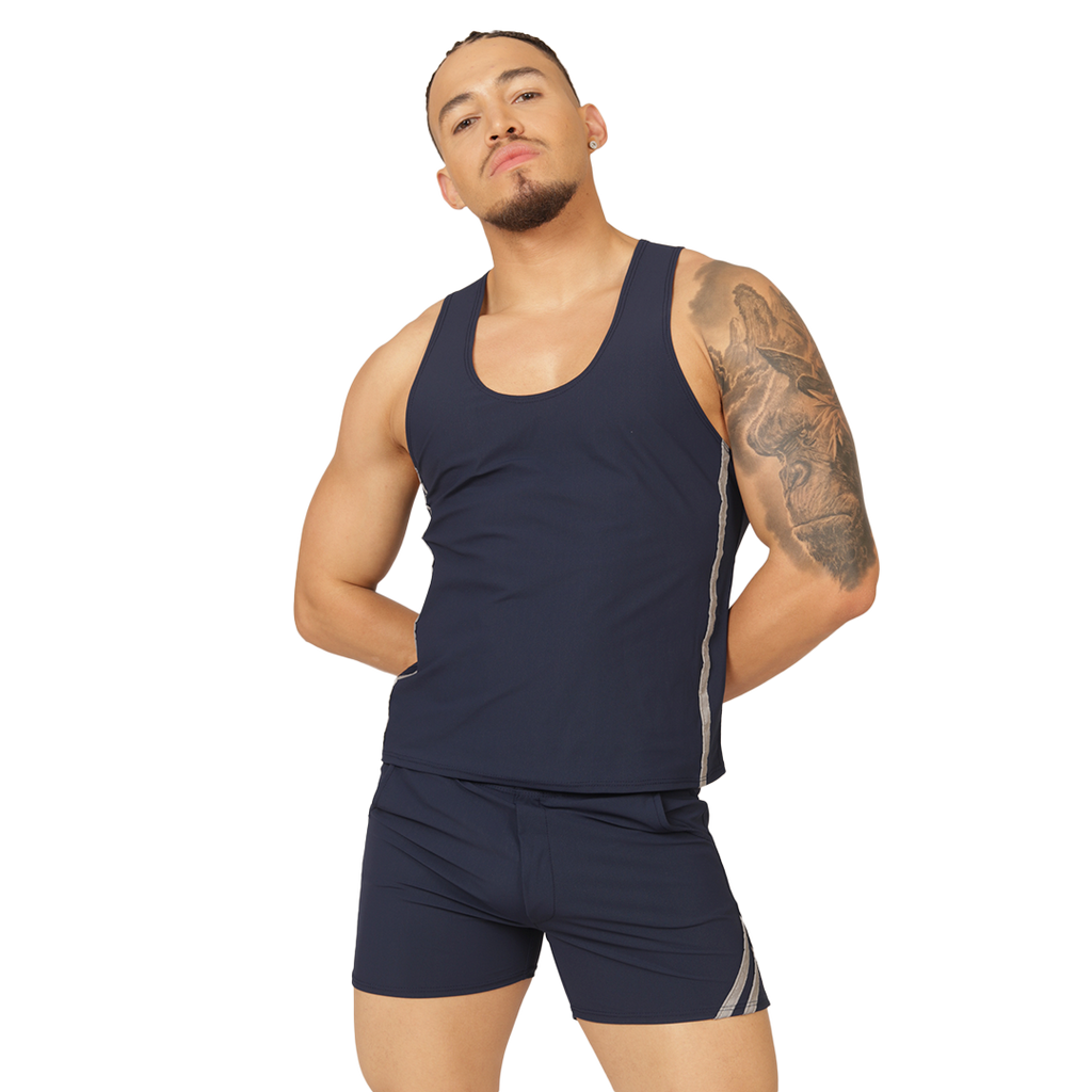 Gigo Club Blue Tank - DealByEthan.gay loves Gigo Underwear