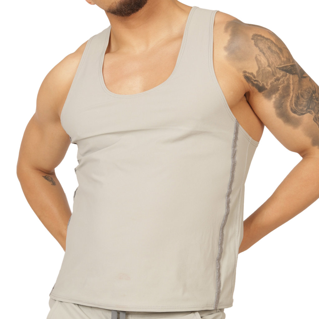 Gigo Club Gray Tank - DealByEthan.gay loves Gigo Underwear