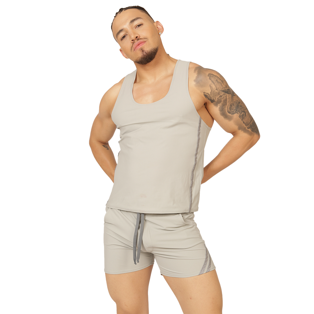 Gigo Club Gray Tank - DealByEthan.gay loves Gigo Underwear
