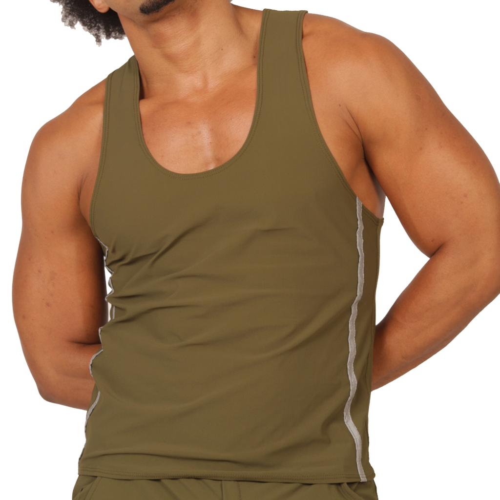 Gigo Club Green Tank - DealByEthan.gay loves Gigo Underwear