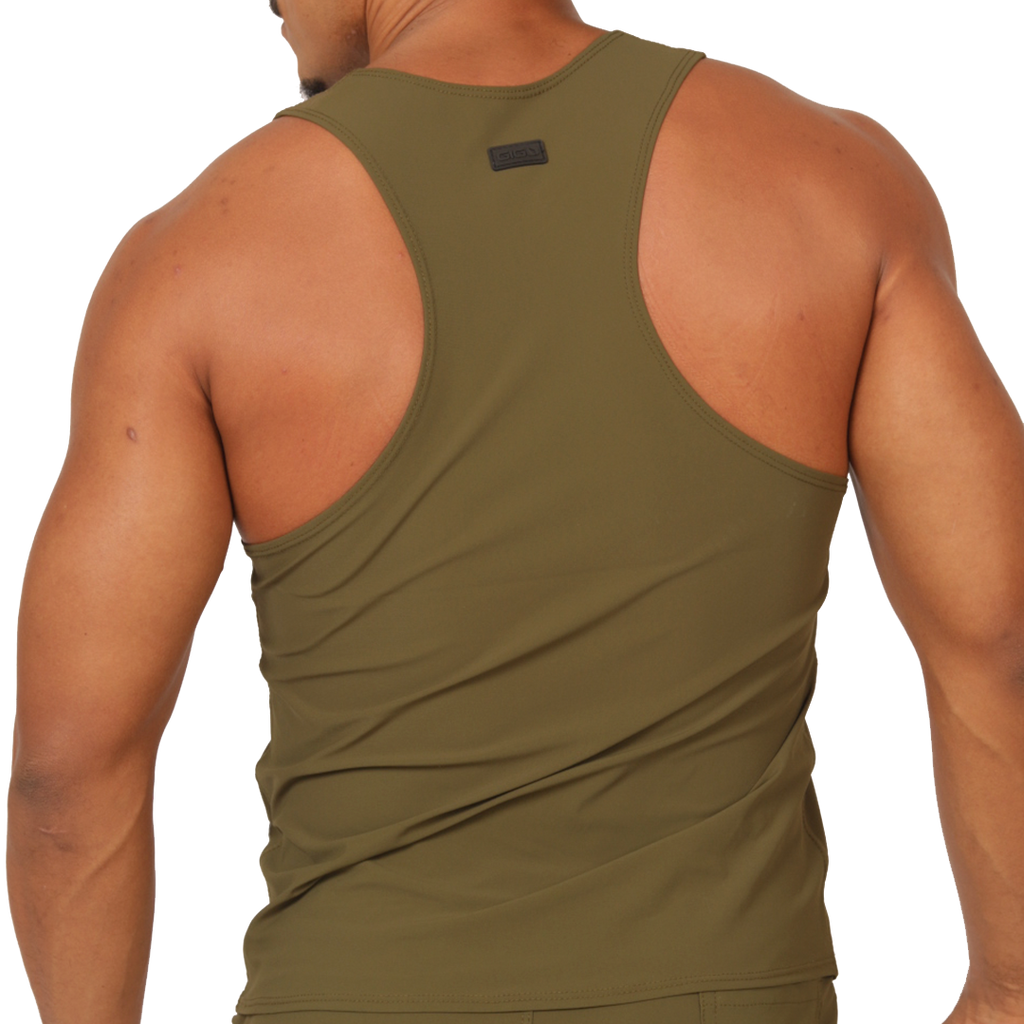 Gigo Club Green Tank - DealByEthan.gay loves Gigo Underwear