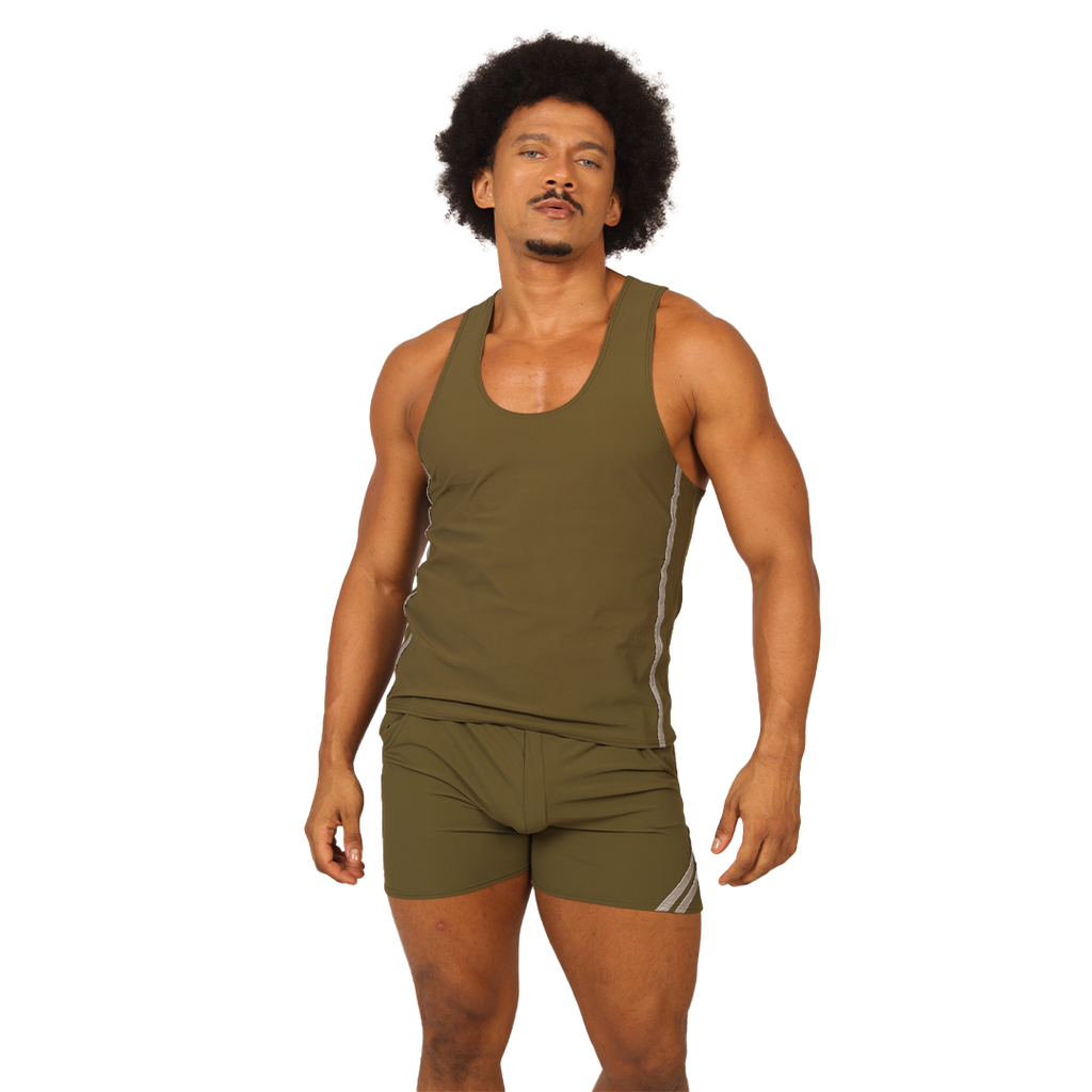 Gigo Club Green Tank - DealByEthan.gay loves Gigo Underwear