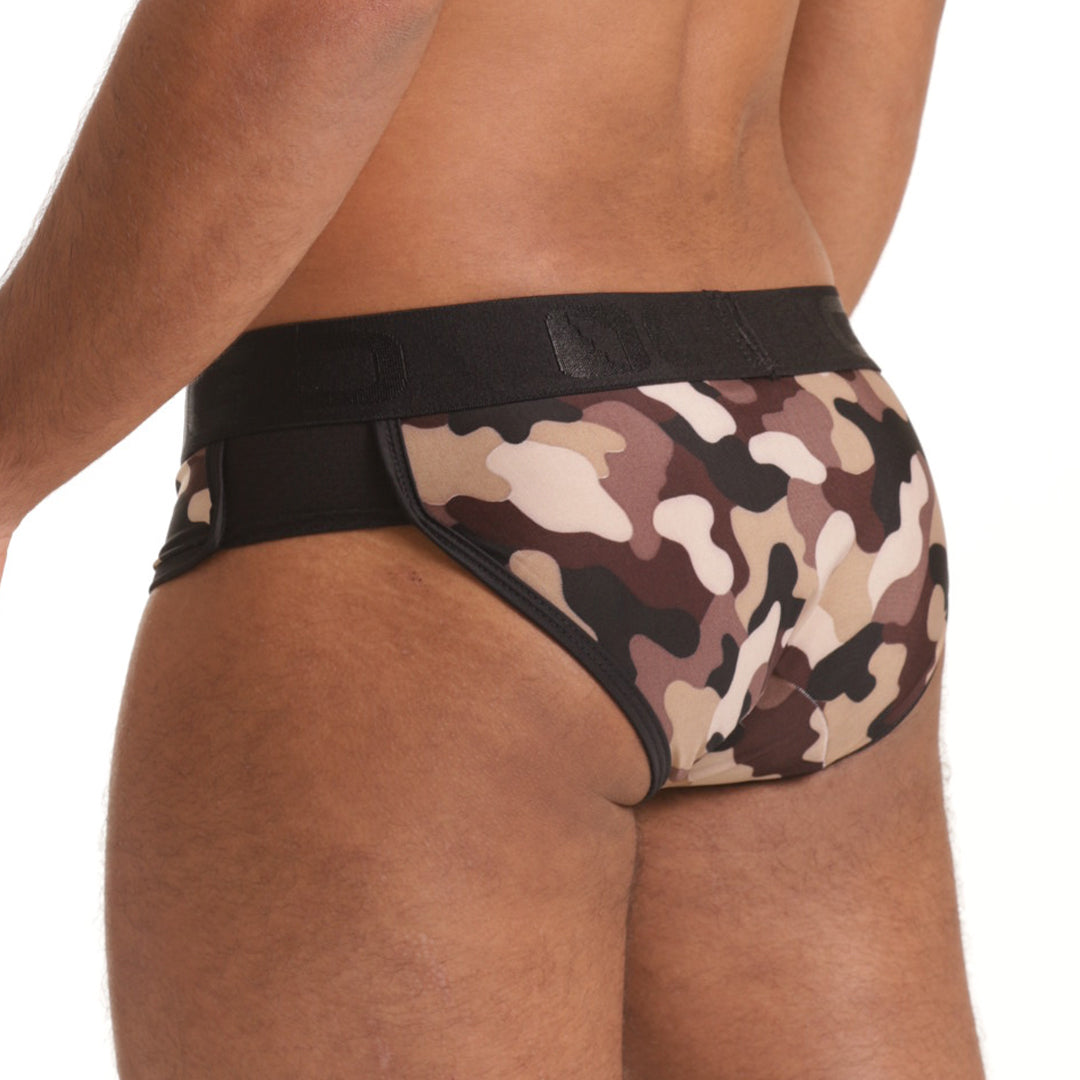 COMBAT BROWN BRIEF - Men's camouflage brief