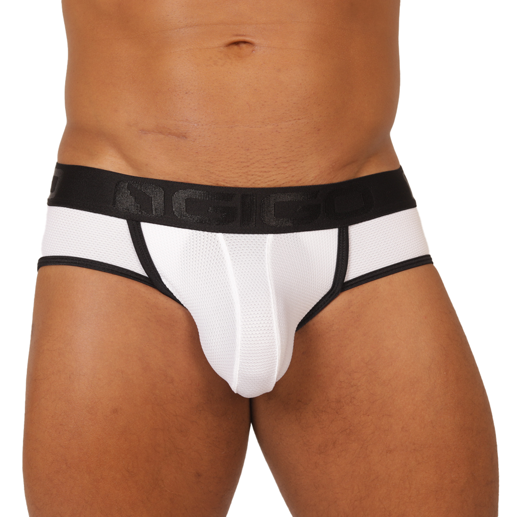 Gigo Cool White Jock Thong - DealByEthan.gay loves Gigo Underwear