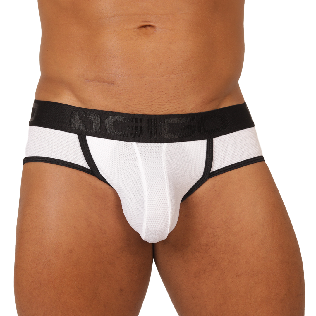 Gigo Cool White Jock Thong - DealByEthan.gay loves Gigo Underwear