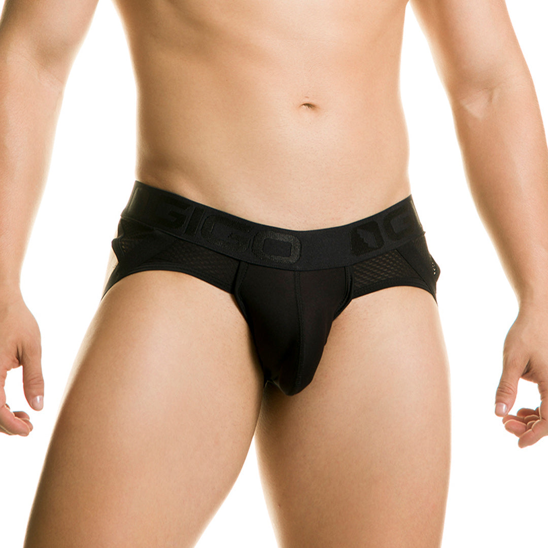 DIVERSITY BLACK BRIEF JOCKSTRAP - Men's black jockstrap