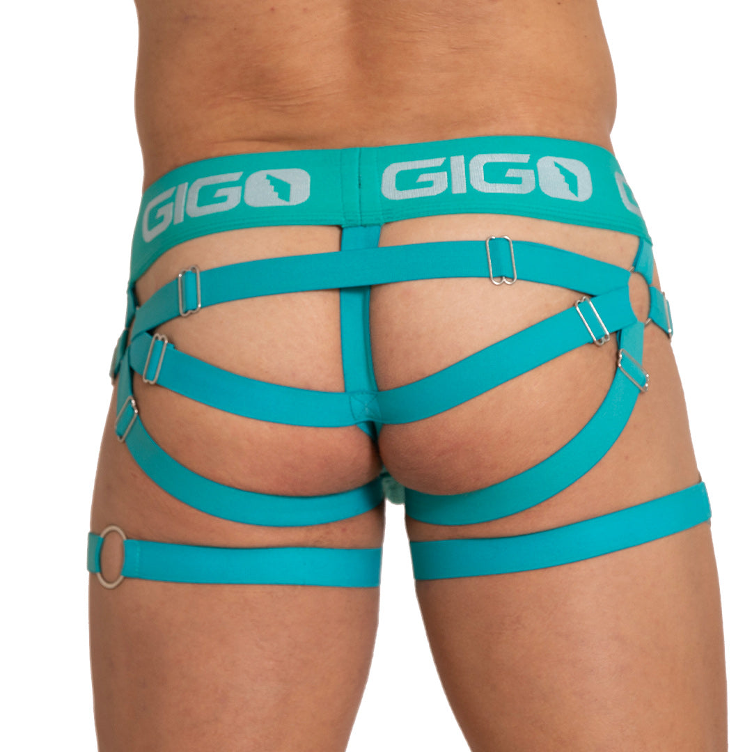 ENERGETIC GREEN JOCK - Green men's underwear, sexy men's jockstrap