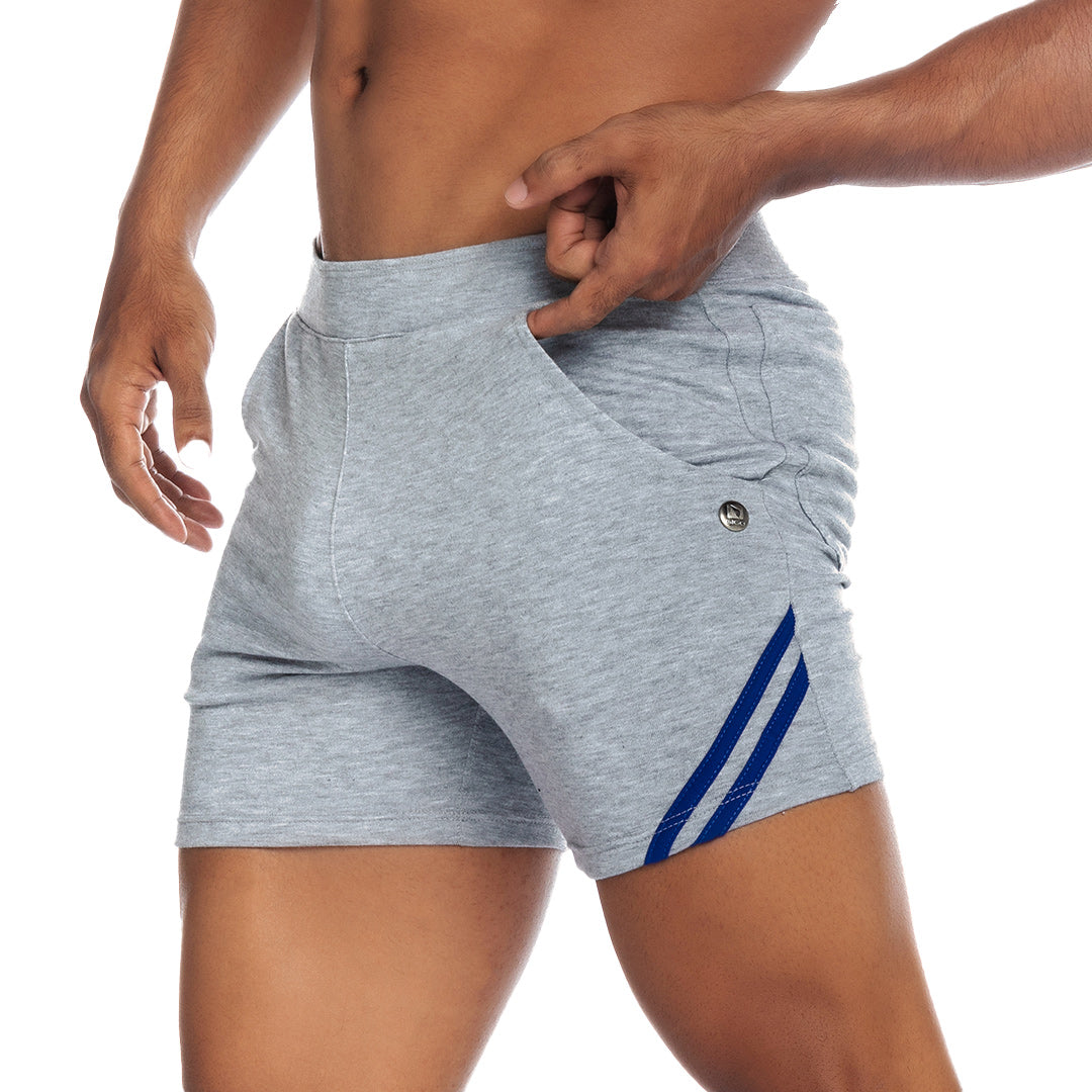 ENERGY GRAY SHORT - Men's jasper gray sport shorts