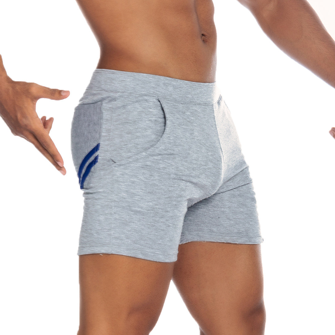 ENERGY GRAY SHORT - Men's jasper gray sport shorts