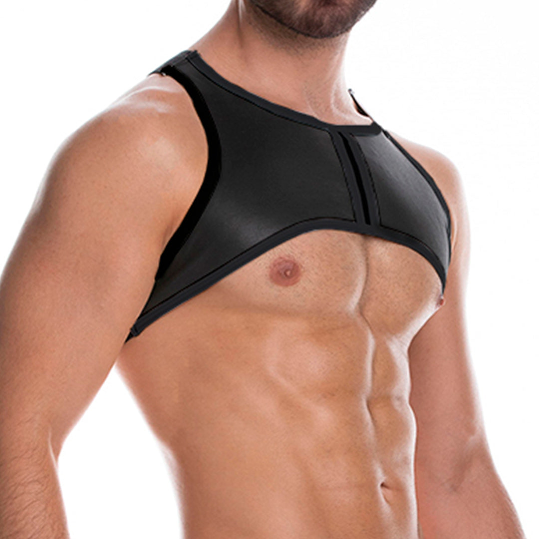 FETICHE BLACK HARNESS - Sexy black harness in leather-like fabric
