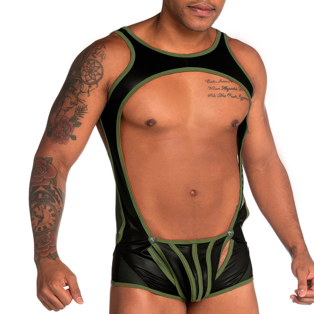 Gigo Fetiche Green Singlet - DealByEthan.gay loves Gigo Underwear