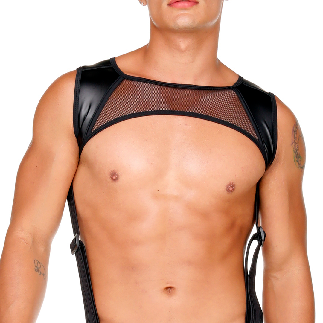 FETISH BLACK HARNESS - Sexy black harness for men