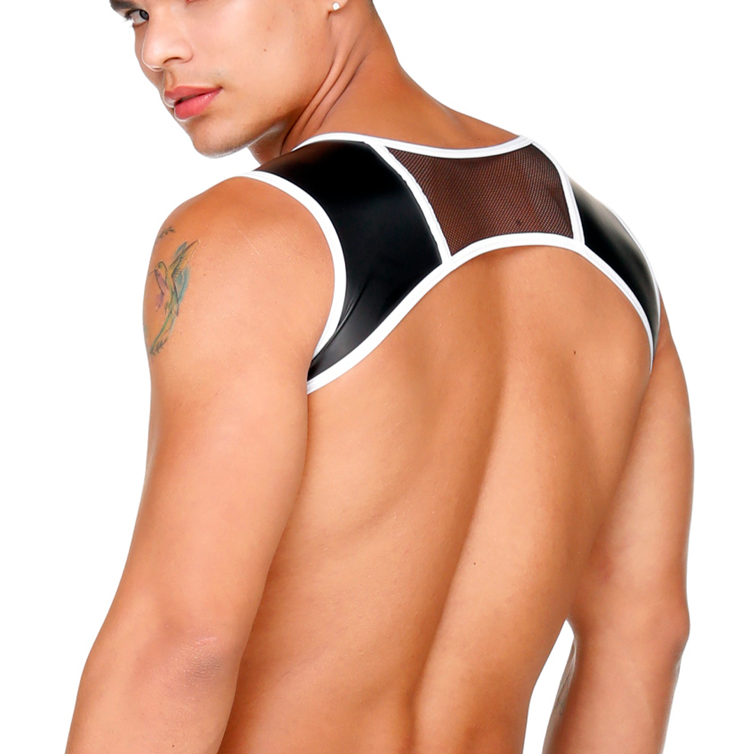 FETISH WHITE HARNESS - Sexy black harness for men