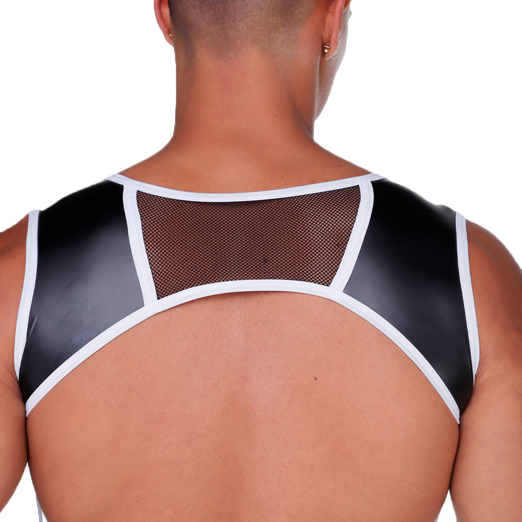 FETISH WHITE HARNESS - Sexy black harness for men