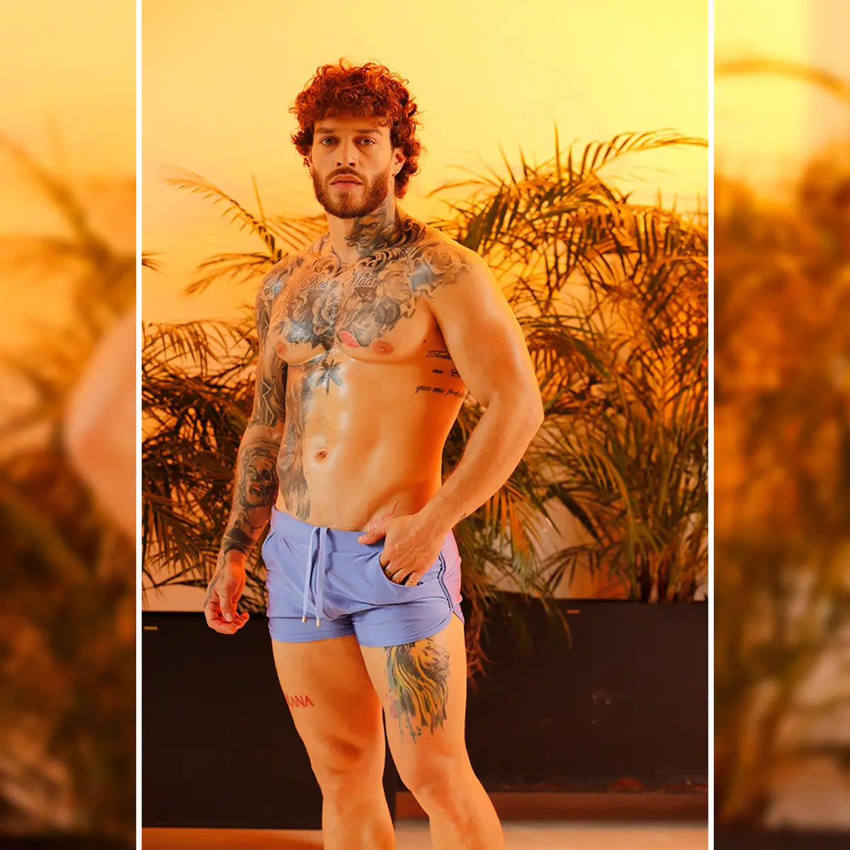 Gigo Flashing Blue Beachwear - DealByEthan.gay loves Gigo Underwear