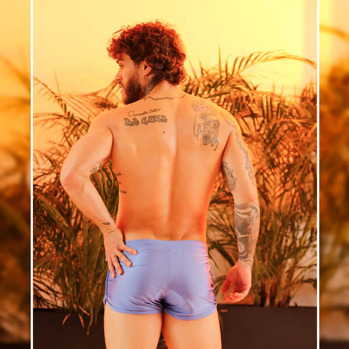 Gigo Flashing Blue Beachwear - DealByEthan.gay loves Gigo Underwear