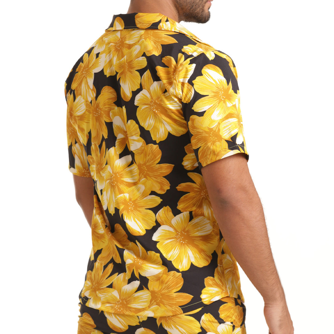 Gigo Flowers Yellow Shirt - DealByEthan.gay loves Gigo Underwear