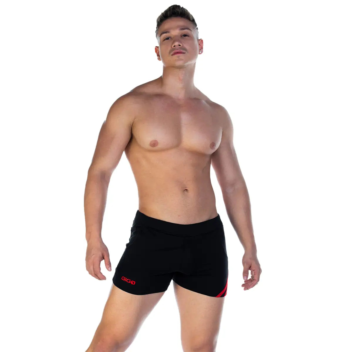 Gigo Forever Black Red Short - DealByEthan.gay loves Gigo Underwear
