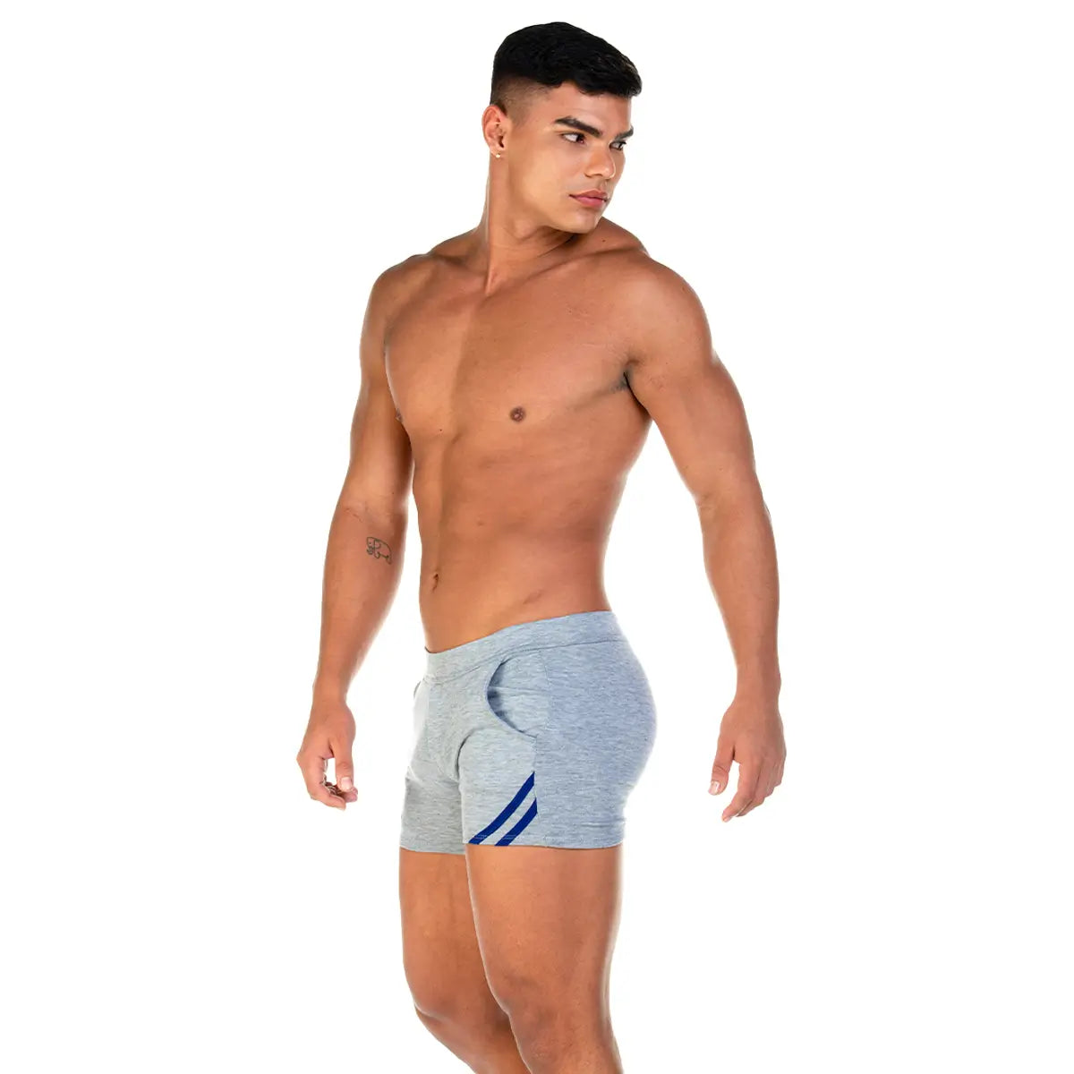 Gigo Forever Gray Blue Short - DealByEthan.gay loves Gigo Underwear